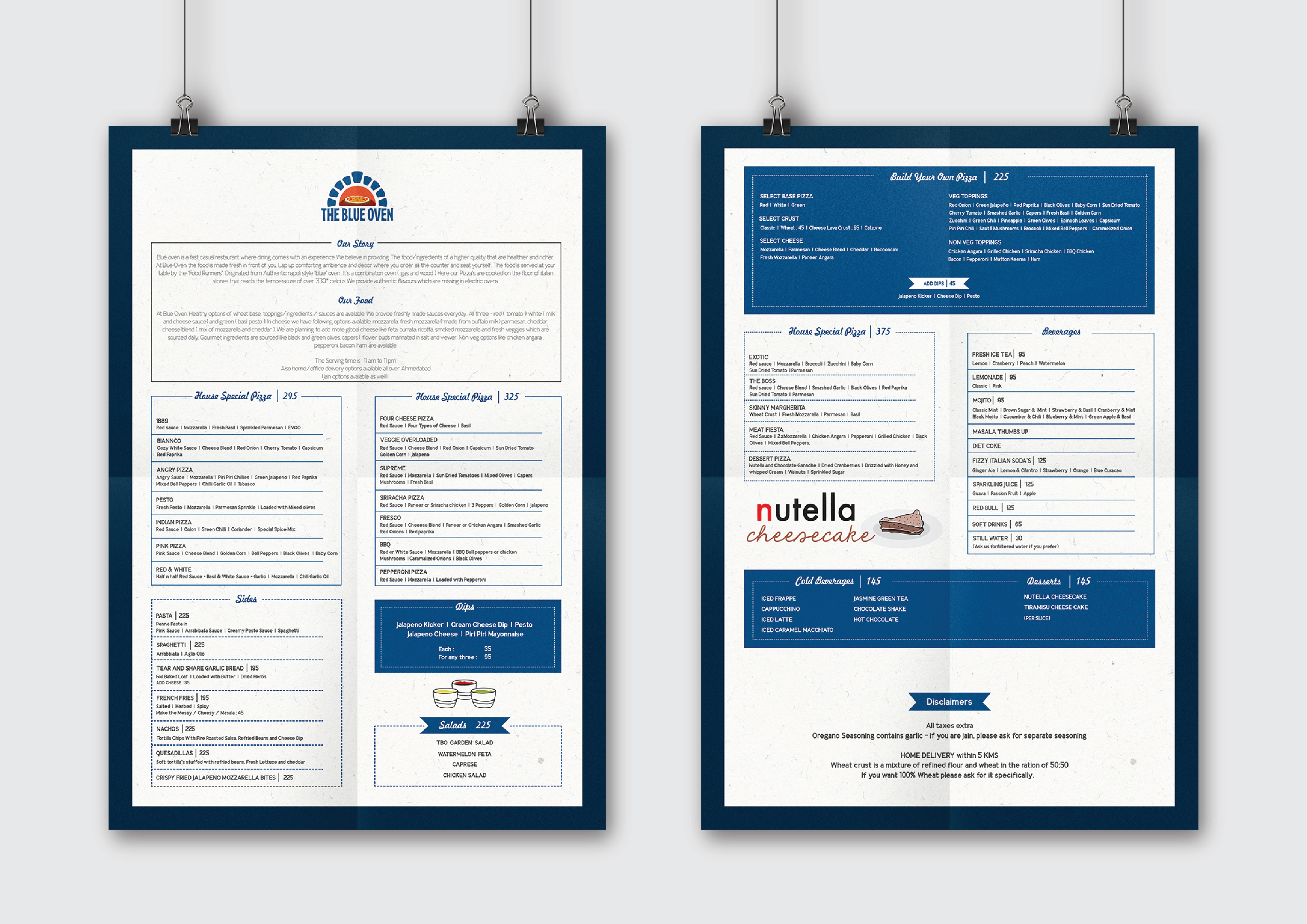 Menu Designs